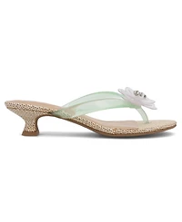 Mia Women's Magnoleia Flower Slip-On Dress Sandals