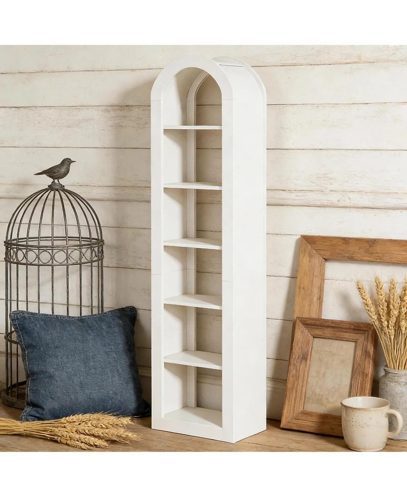 Rainsken 6-Tier Bookshelf