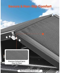 Cozito 71" Folding Dog Ramp 20" Wide, Non-Slip Surface, Supports up to 250 lbs