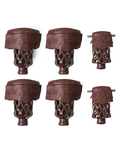 Gse Games & Sports Expert Set of 6 Heavy Duty Pu Leather Billiard Pool Table Pockets