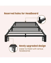 gaomon 8 Inch Metal Platform, No Screws Needed, No Box Spring Needed, Heavy Duty, 800 Lbs Capacity, Tool-Free Assembly.