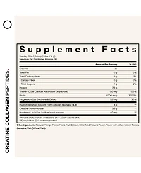 Codeage Creatine Collagen Peptides, Biotin, Magnesium, Hyaluronic Acid, Vit C, Mango Flavor, 15 oz