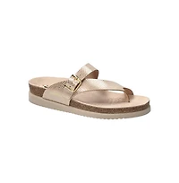 Mephisto Women's Helen Metallics Sand Havana Leather Sandal