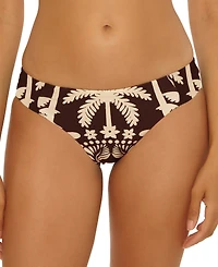 Trina Turk Women's Pull-On Printed Swim Bottoms