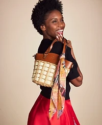 Patricia Nash Montella Small Basket Crossbody Bag