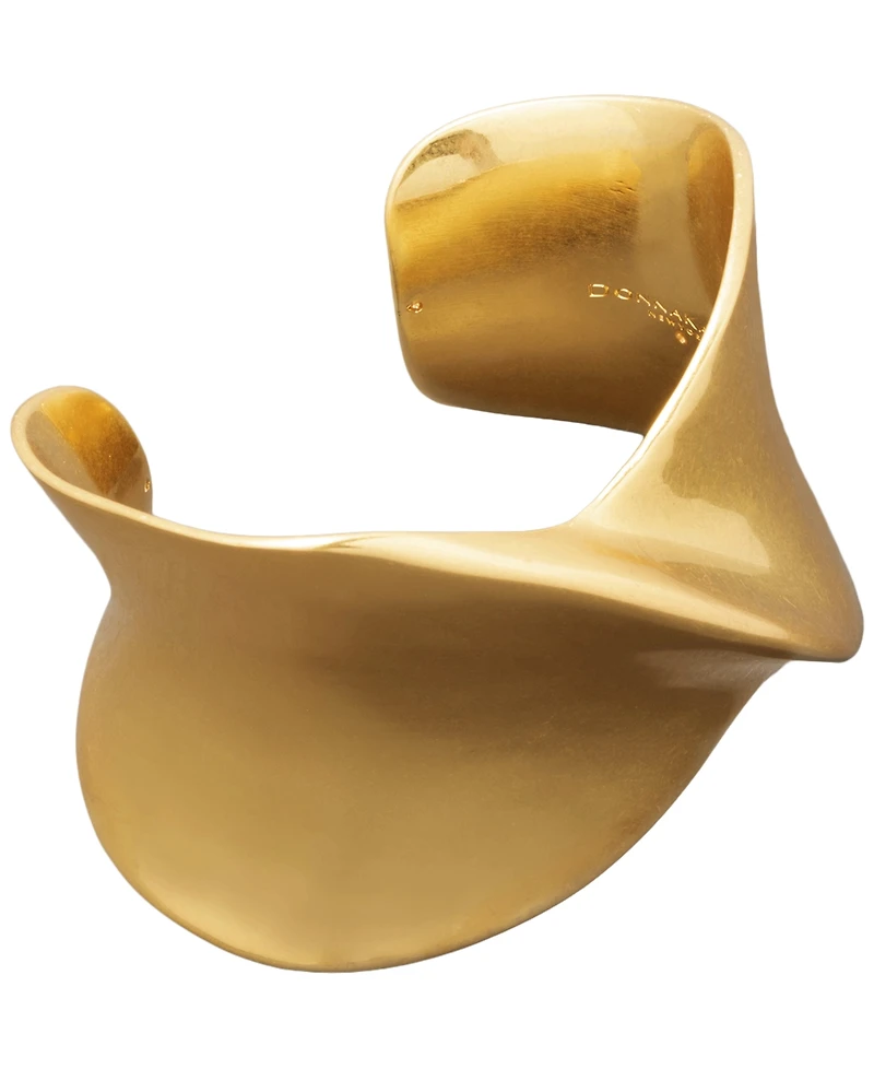 Donna Karan Gold-Tone Dynamic Twisted Cuff Bracelet