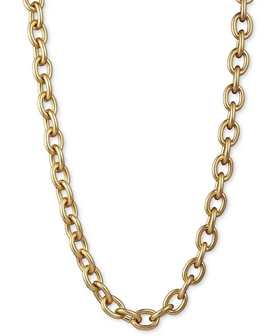 Donna Karan Gold-Tone Drama Link Collar Necklace