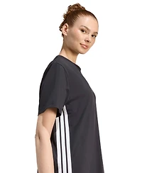 adidas Women's 3-Stripes Crewneck T-Shirt Dress