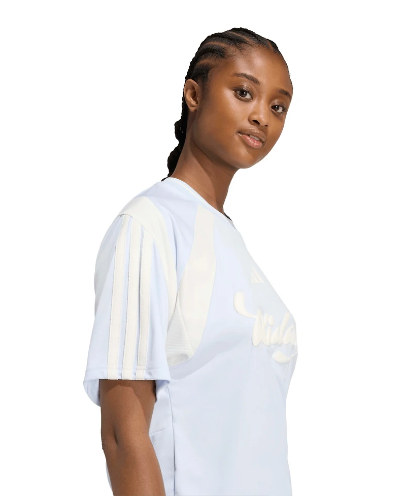 adidas Women's Knitted Short-Sleeve T-Shirt