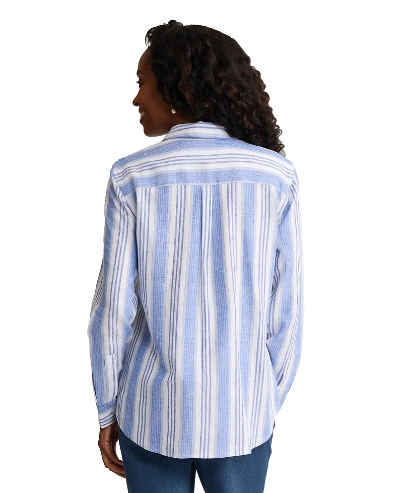 Jones New York Women's Long-Sleeve Oversized Shirt