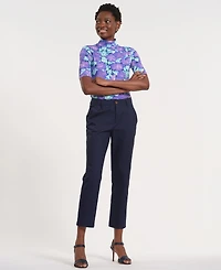 Isaac Mizrahi Women's Straight-Leg Ankle-Length Pants