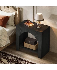 Tribesigns Nightstand with Storage, Large Bed Side Table for Bedroom, 1PCS