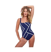 Gottex Women's Mirage Full Coverage Square Neck One Piece