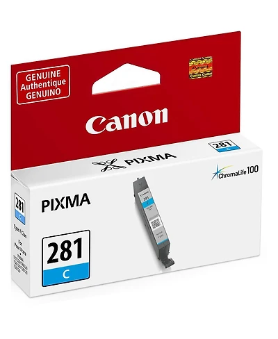 Canon Cli-281 Cyan Ink Tank for Select Pixma Tr, Ts Series Printers - 5.6ml