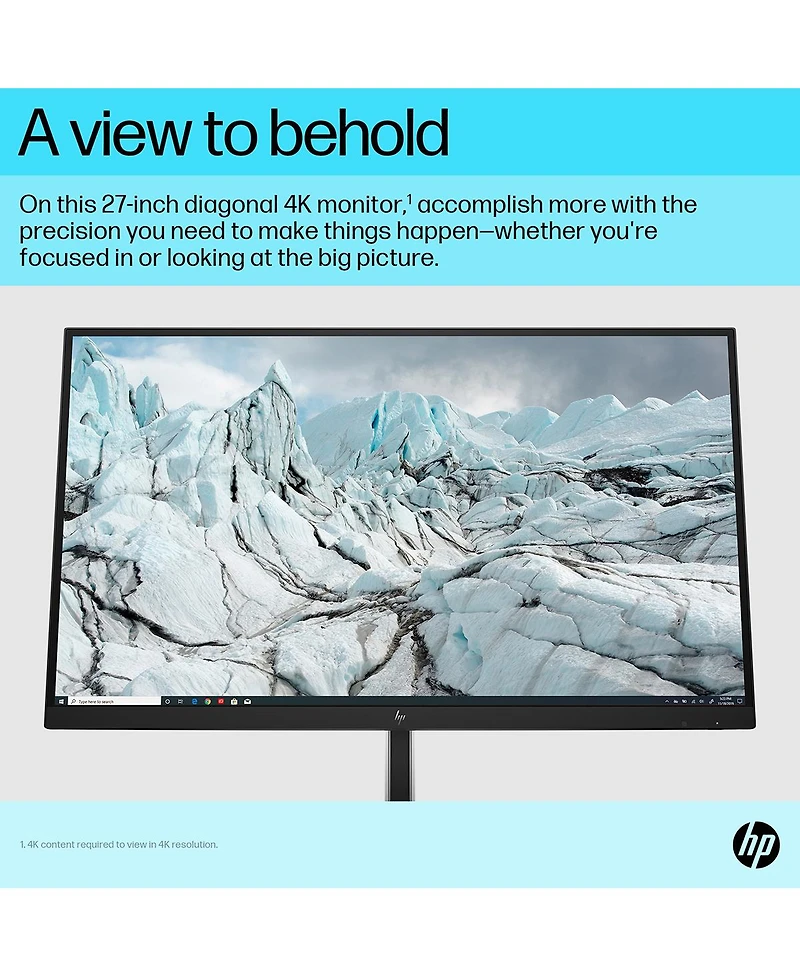Hp E27k G5 27" 16:9 4K Ultra Hd Usb-c Ips Lcd Monitor
