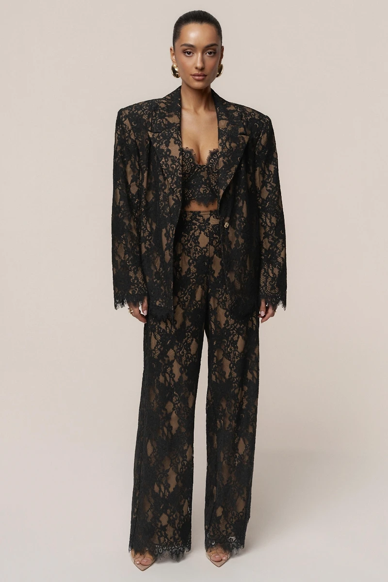 Jluxlabel Women's Forever Crush Lace Pant