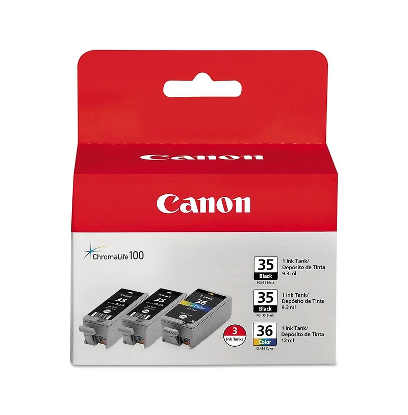 Canon Ink Value Pack, for Pixma iP100, iP110 Photo Inkjet Color Printers