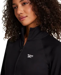 Reebok Women's Long-Sleeve Slim-Fit Zipper Jacket