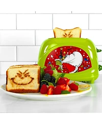 Uncanny Brands Grinch Toaster Two-Slice Toaster