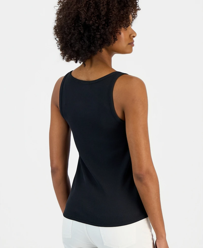 Eileen Fisher Women's Scoop Neck Slim Tank Top