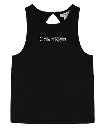 Calvin Klein Girls' 7-16 Sleeveless Scoop Neck Tank Top