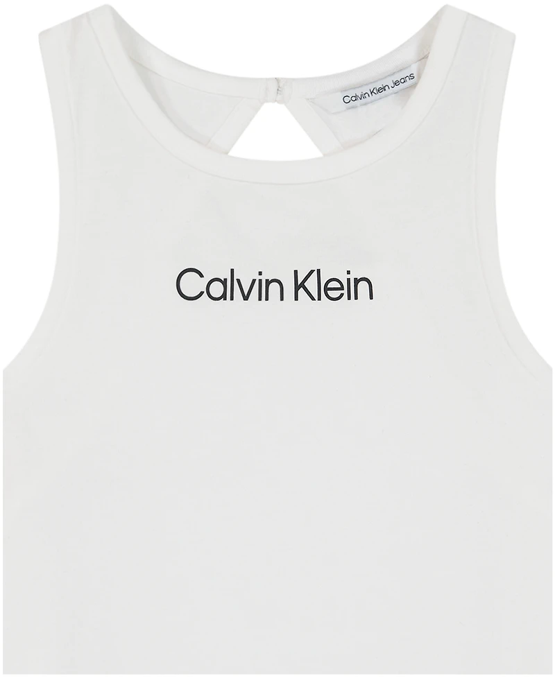 Calvin Klein Girls' 7-16 Sleeveless Scoop Neck Tank Top