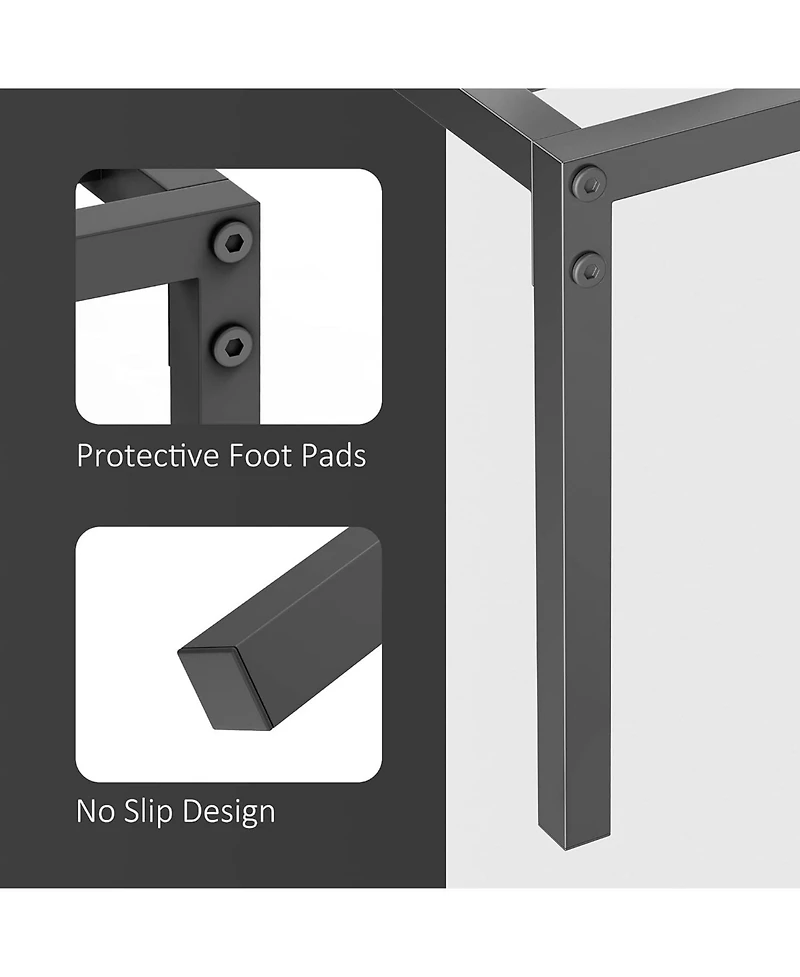 gaomon Twin Metal Platform Bed Frame with Storage Steel Slats No Box Spring Mattress Foundation Easy To Assemble