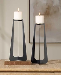 Uttermost Columnar Candleholders, Set of 2