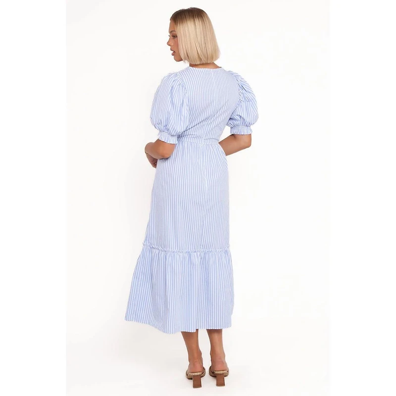 Petal and Pup Women's Steele Puff Sleeve Midi Dress