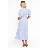 Petal and Pup Women's Steele Puff Sleeve Midi Dress