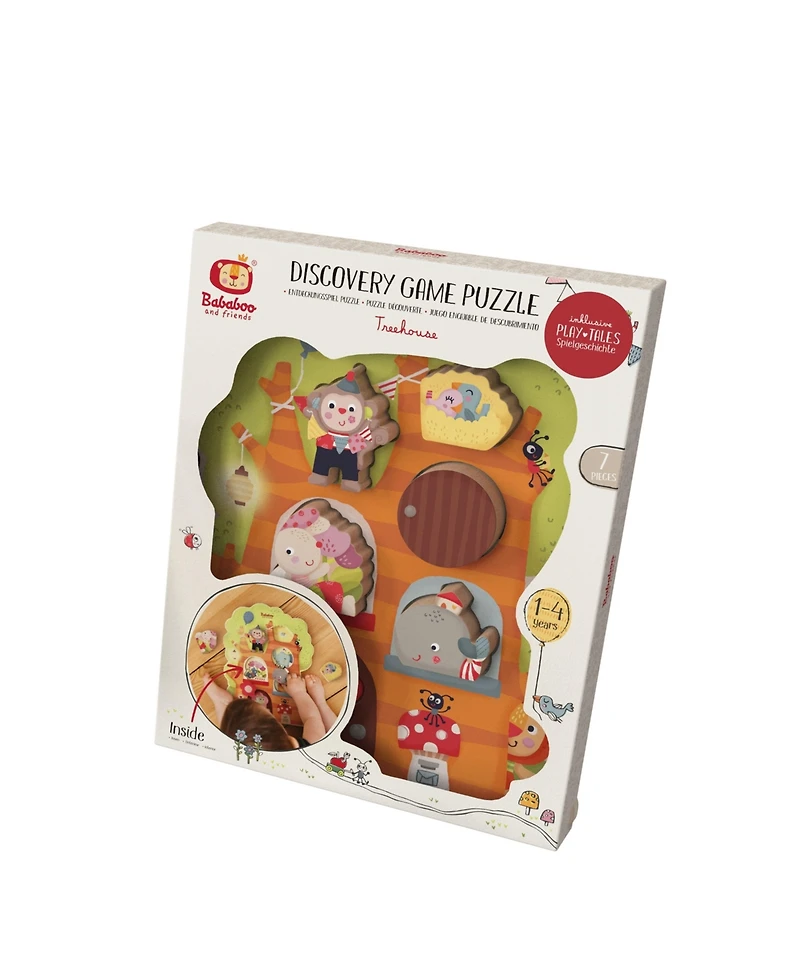 Bababoo and Friends Wooden Tree House Discovery Puzzle