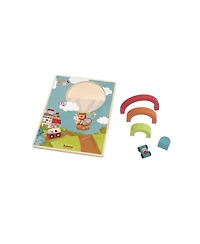 Bababoo and friends Drive Through the Rainbow Puzzle Game