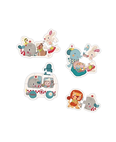 Bababoo and friends Wilma Whale Ambulance Figure Puzzle