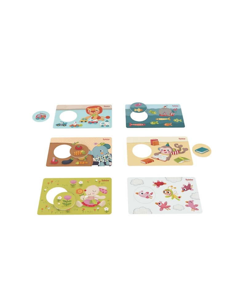 Bababoo and friends Match Shapes & Stories Learning Puzzle Set