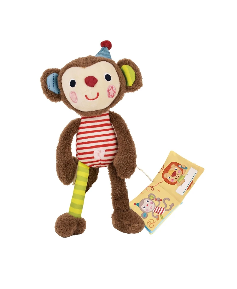 Bababoo and friends Yuki Monkey Let s All Be Friends Book & Plush Set