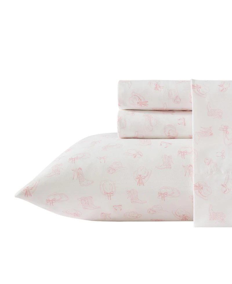 Wrangler Cowboy Like Me Microfiber 3-Pc. Sheet Set