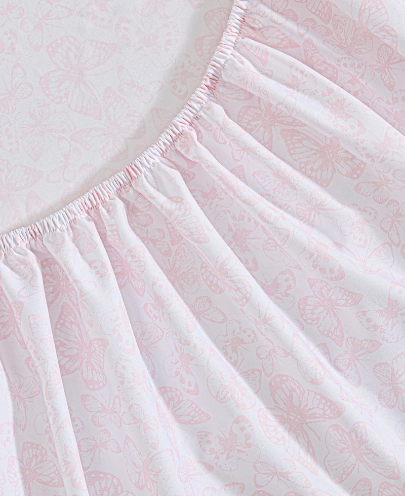 Betsey Johnson Butterfly Love Microfiber 4-Pc. Sheet Set