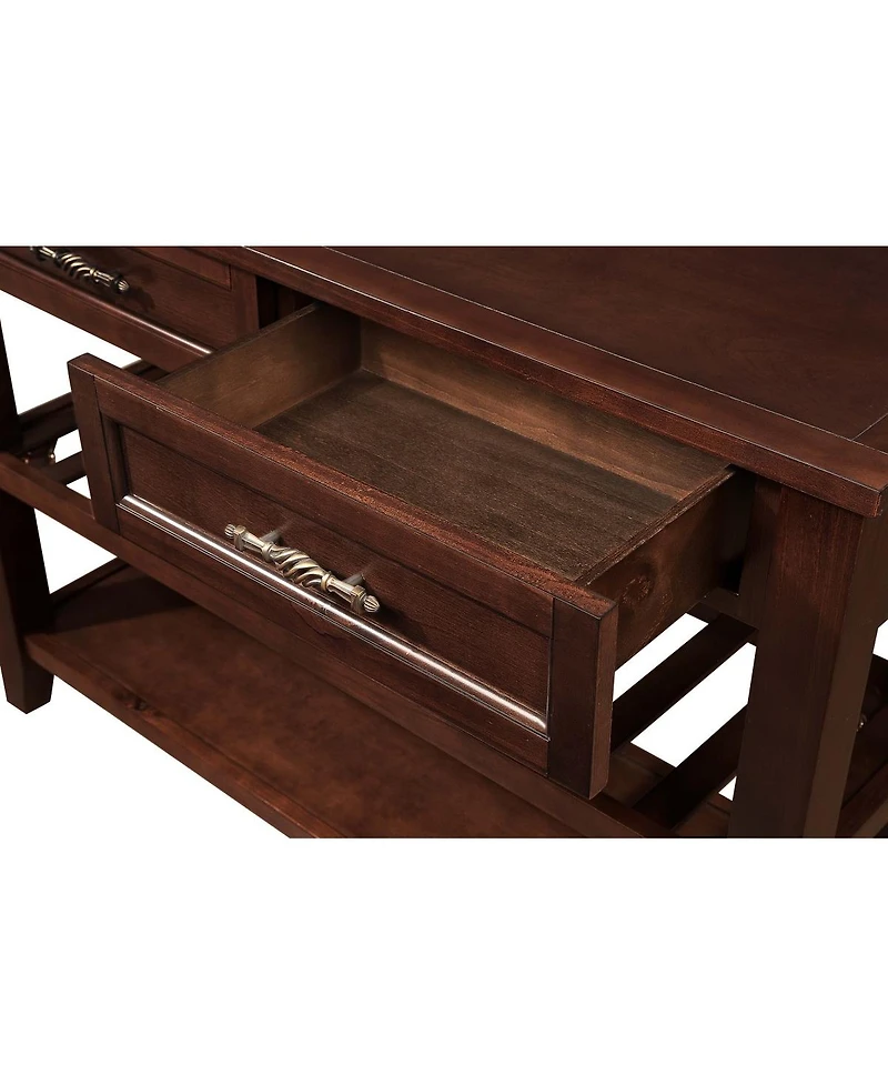 Streamdale Furniture Mid-Century Style Sideboard Buffet with Large Storage Space