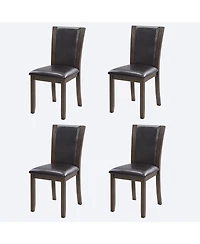 Streamdale Furniture Streamdale Wooden Dining Chairs Set of 4 with Padded Seat