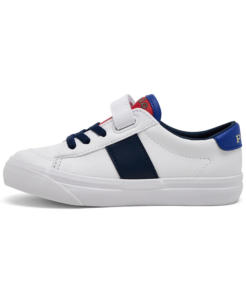Polo Ralph Lauren Little Girls Ryley Fastening Strap Casual Sneakers from Finish Line