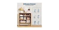 gaomon 3 Drawer Dresser for Bedroom, Chest of Drawers, Closet Dresser Storage Cabinet Organizer
