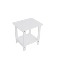 Streamdale Furniture Wooden-textured imitation wood side table, simple, rich texture, small tabletop, outdoor picnic