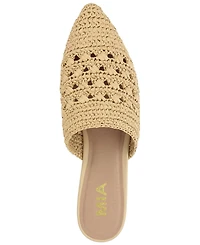 Mia Women's Jany Raffia Slip-On Mule Flats
