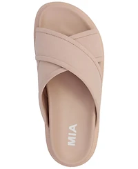 Mia Women's Teresa Crisscross Platform Slide Sandals