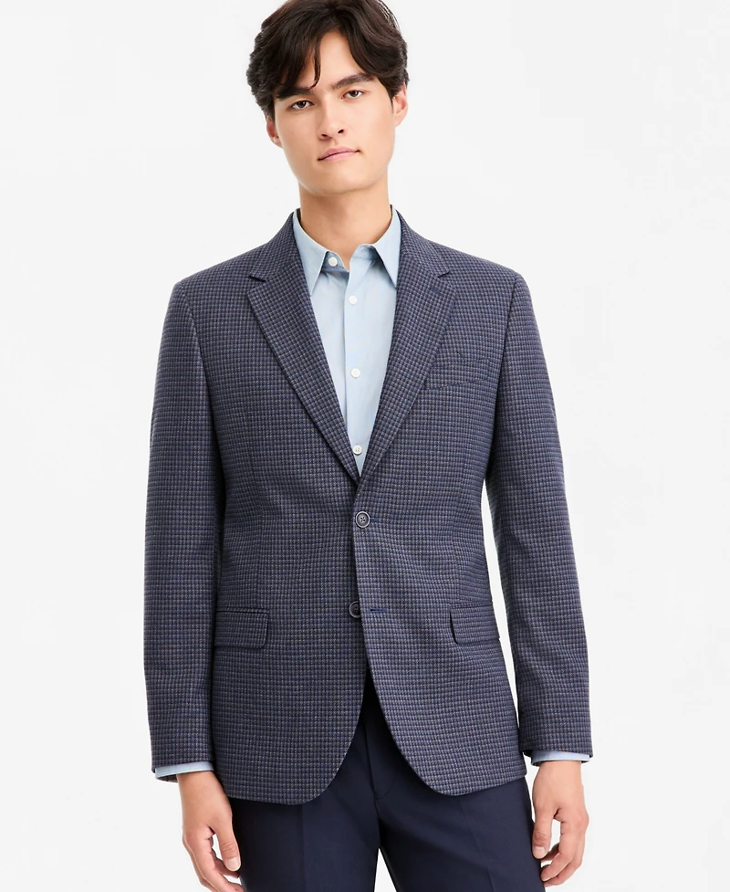Nautica Men's Modern-Fit Stretch Pattern Sport Coat