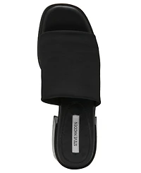 Steve Madden Women's Lucee Block Heel Slide Sandals