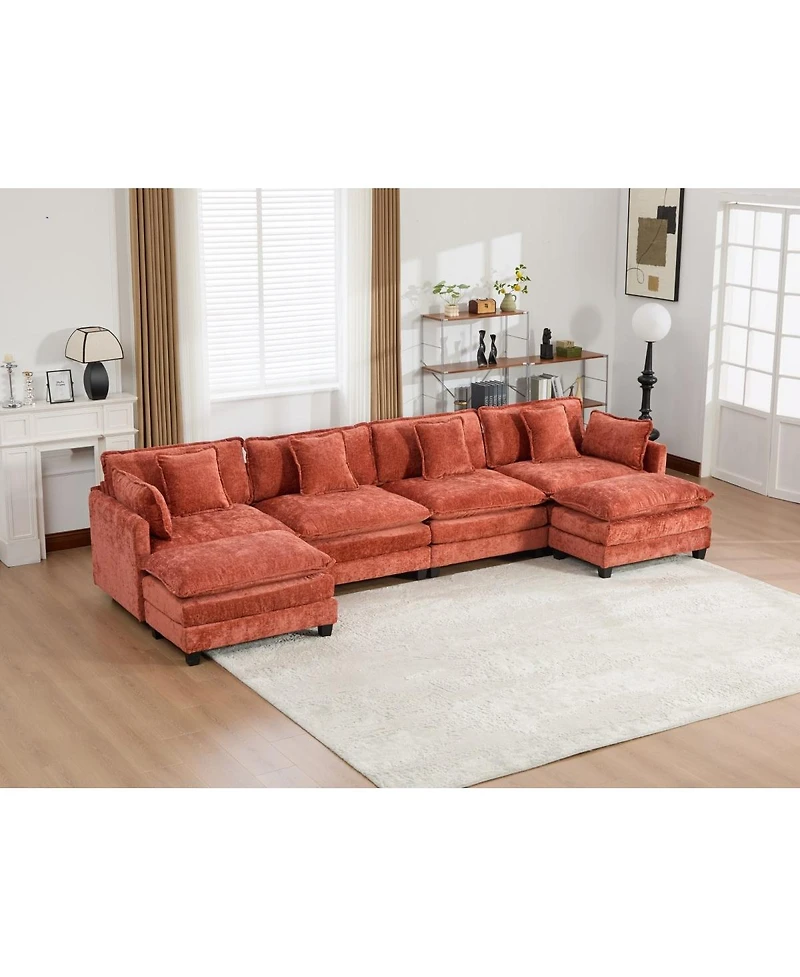 Streamdale Furniture Cloud Couch: Skin-friendly Chenille, Cloud-like Comfort, Modular Design