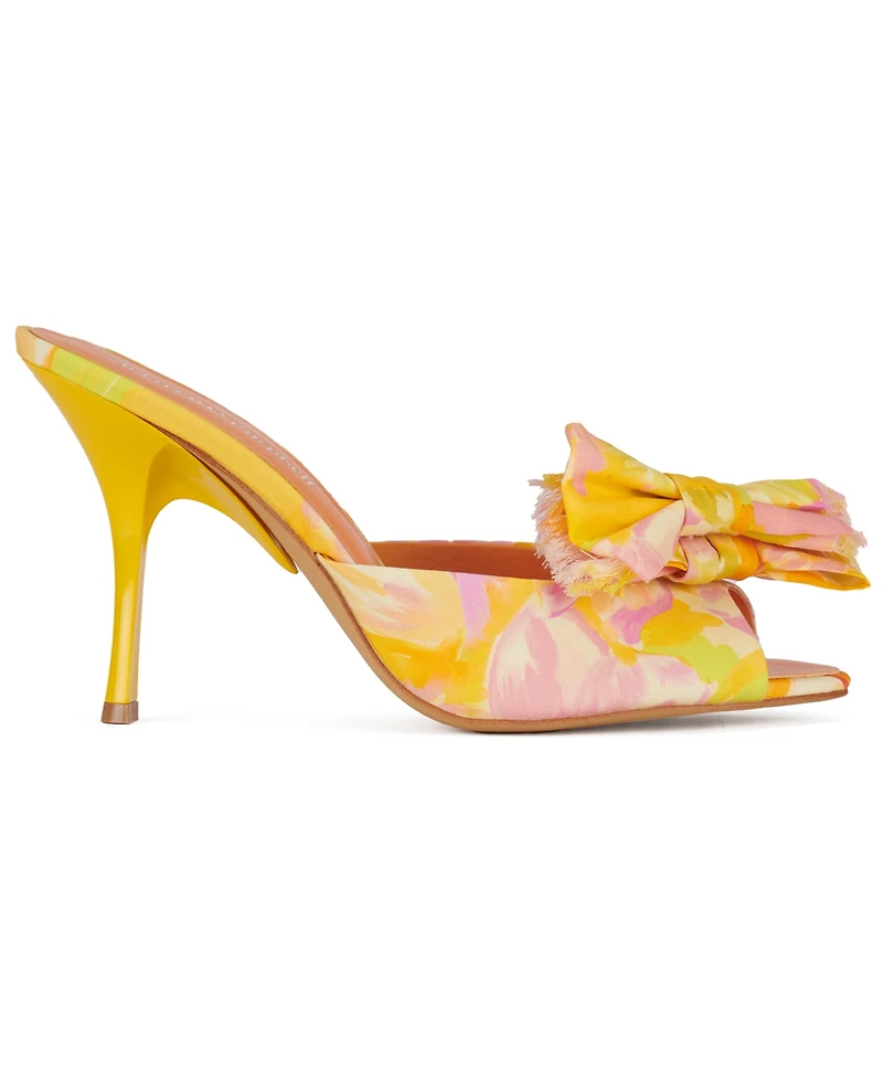 Jeffrey Campbell Women's First Kiss Bow Slip-On Dress Sandals