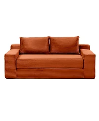 Streamdale Furniture Memory Foam Cloud Loveseat Sofa, 2-in-1 Convertible Folding Couch Bed
