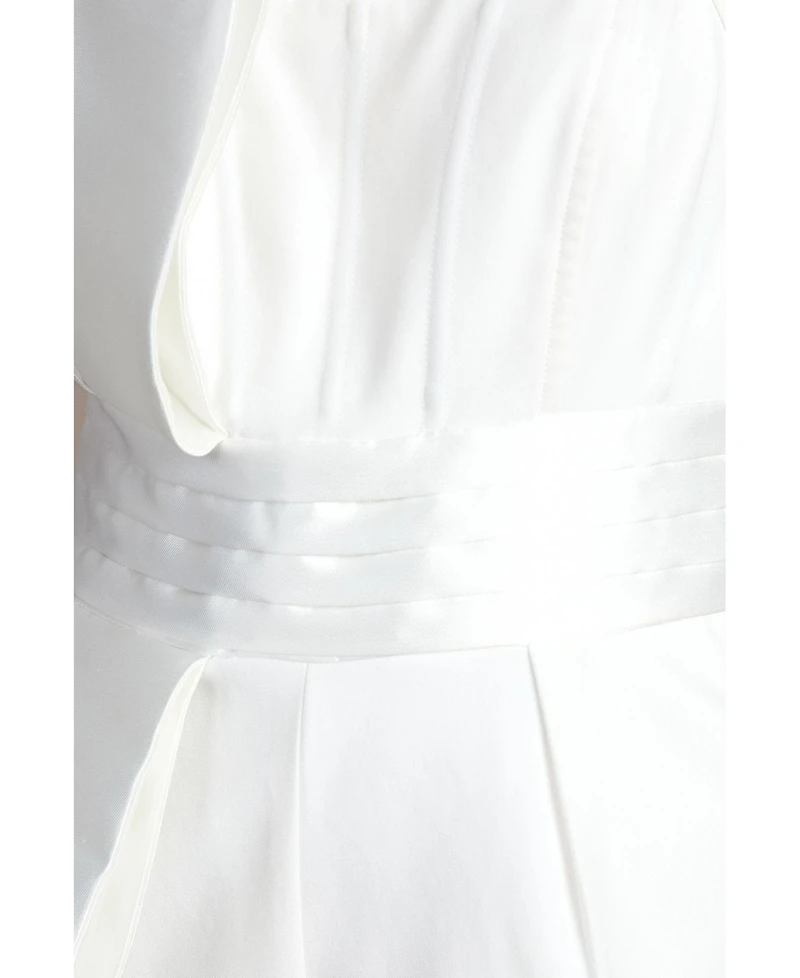 Coast Women's Strapless Bow Wide Leg Jumpsuit